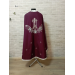 Calvary Embroidered Priest Orthodox Greek style vestment - Burgundy vestment