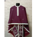 Calvary Embroidered Priest Orthodox Greek style vestment - Burgundy vestment