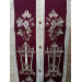 Calvary Embroidered Priest Orthodox Greek style vestment - Burgundy vestment