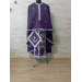 Calvary Embroidered Priest Orthodox Greek style vestment - Burgundy vestment