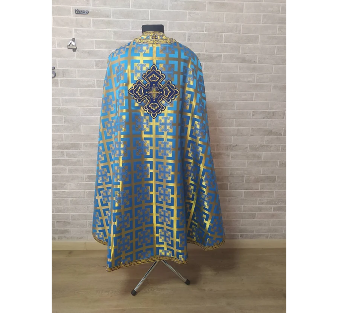 Greek vestment in greek brocade - Priest vestment - Liturgical costume
