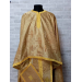 Burgundy Greek vestment in brocade - Priest liturgical vestment for orthodox