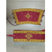 Burgundy Greek vestment in brocade - Priest liturgical vestment for orthodox