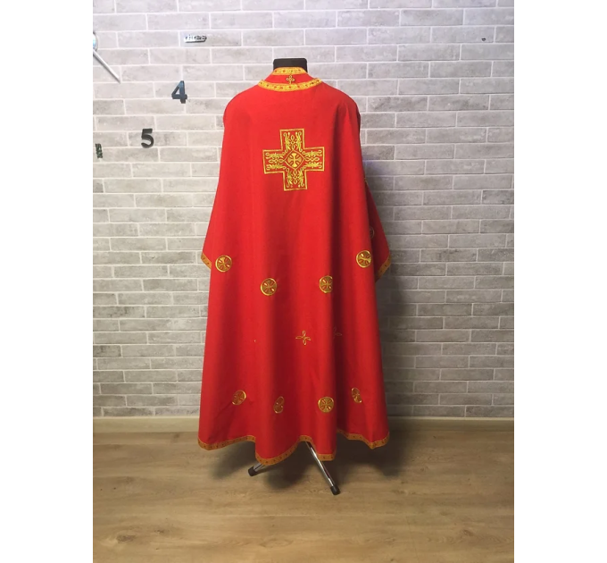 Embroidered Greek style vestment - Savior icon on Epigonation