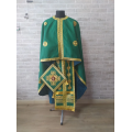 Embroidered Greek style vestment - Savior icon on Epigonation