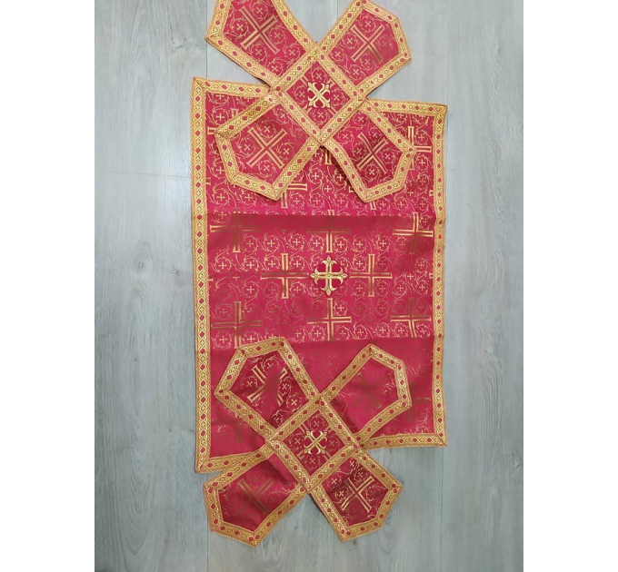 Greek vestment in brocade - Priest liturgical vestment for orthodox priests