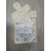 White Greek style vestments set in Nika brocade - Liturgical clothes for priest