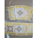 White Greek style vestments set in Nika brocade - Liturgical clothes for priest