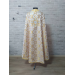 White Greek style vestments set in Nika brocade - Liturgical clothes for priest
