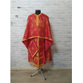 Greek vestment in brocade - Priest liturgical vestment for orthodox priests