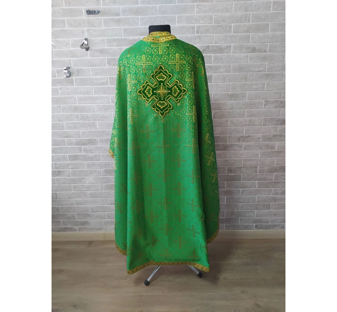 Greek vestment in brocade - Priest liturgical vestment for orthodox priests
