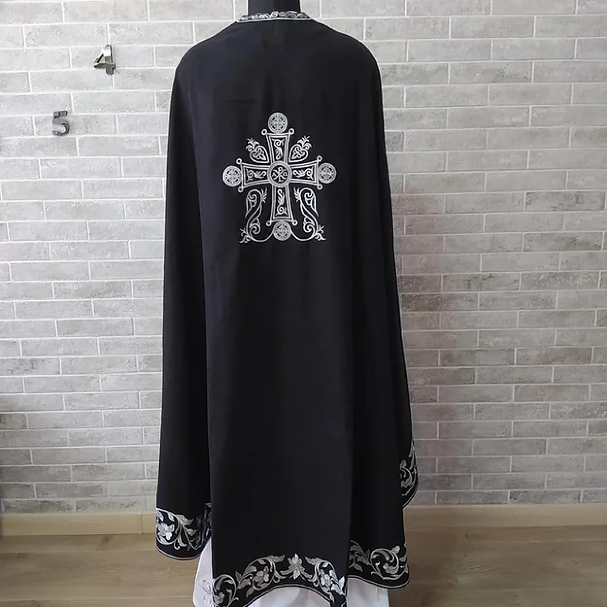 Greek style priest vestment in brocade Liturgical vestment for priest