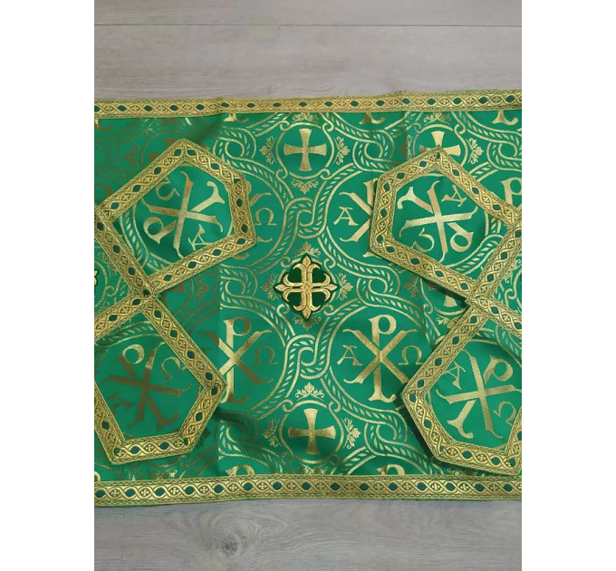 Greek vestment in brocade - Priest vestment - Liturgical orthodox priest costume