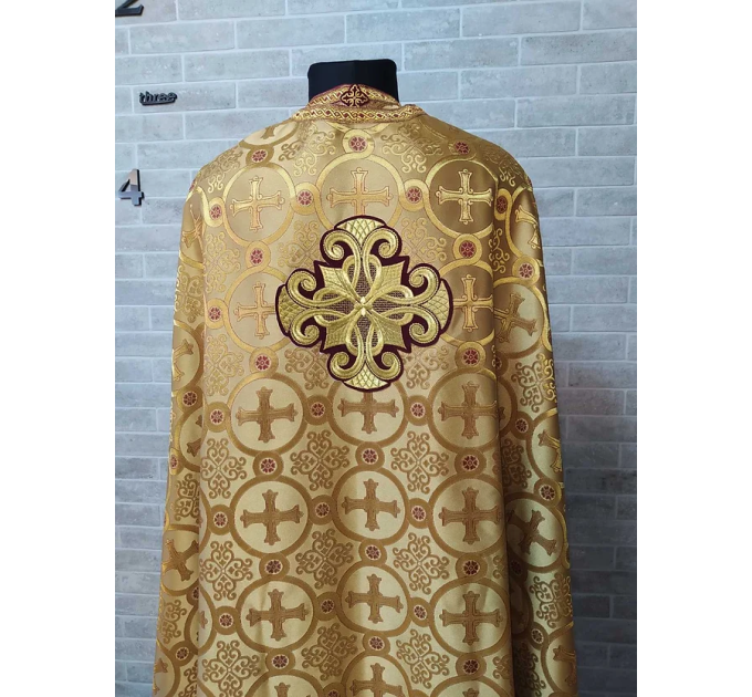 Gold vestment - Greek vestment in brocade - Priest vestment