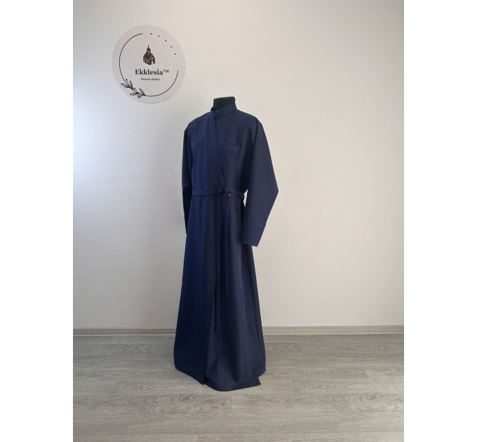 Embroidered Orthodox cassock - Inner cassock - Priest cassock - For seminarian