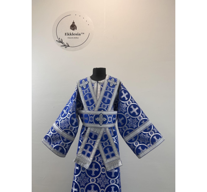 Sticharion for subdeacon - Vestment in greek brocade - Orthodox liturgical orar