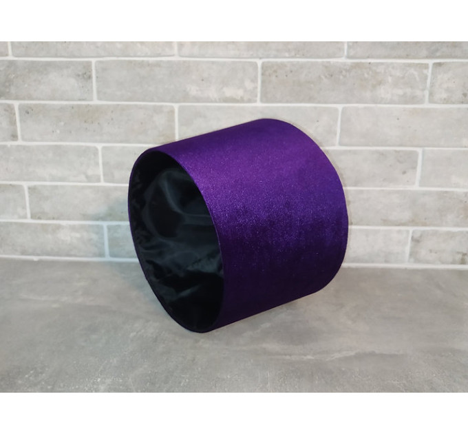 Violet Slavic  style kamilavka in velvet