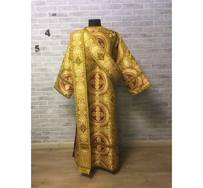Brocade vestment for protodeacon