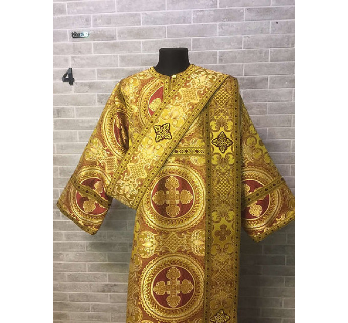 Brocade vestment for protodeacon