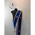 Single or double orar in velvet - Embroidered crosses - Greek or Slavic orarion