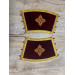 Single or double orar in velvet - Embroidered crosses - Greek or Slavic orarion