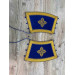 Single or double orar in velvet - Embroidered crosses - Greek or Slavic orarion