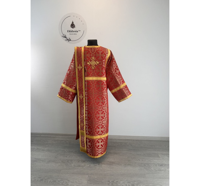 Stichar, orar, cuffs - Deacon's set with single or double orar - Protodeacon's