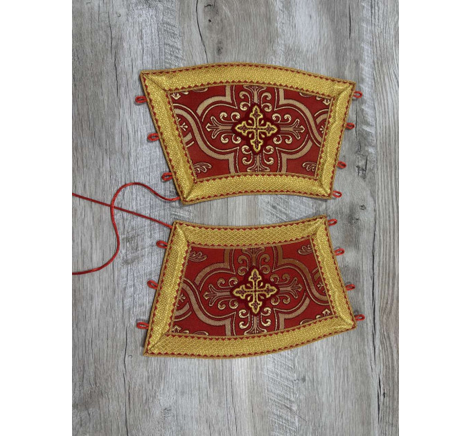 Stichar, orar, cuffs - Deacon's set with single or double orar - Protodeacon's