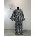 Church vestment set for Lent - Orthodox sticharion, double orar, and cuffs set