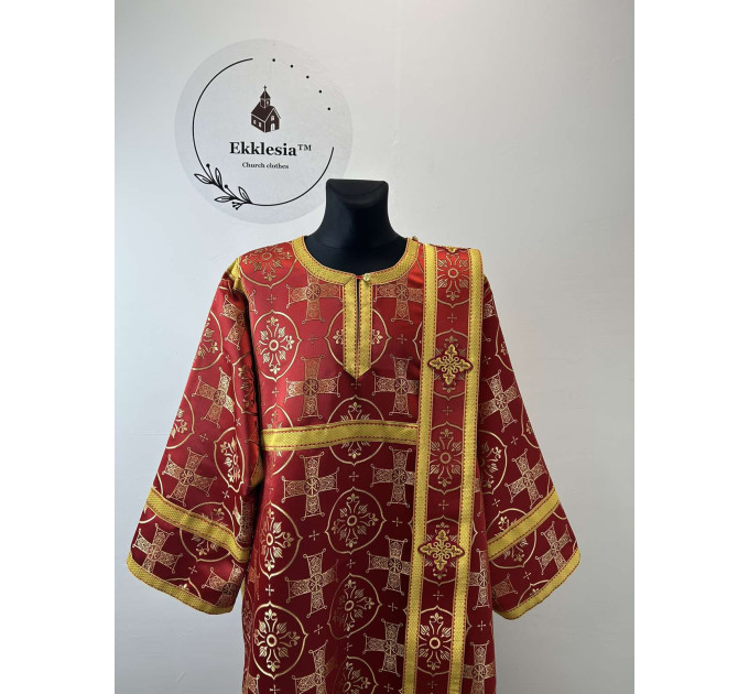 Vestment for deacon - Orthodox sticharion, orar, and cuffs - Liturgical vestment