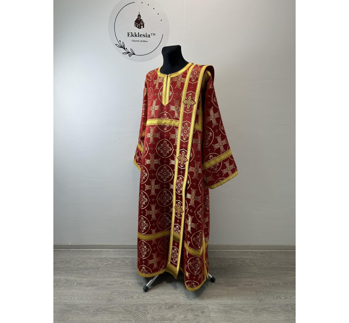 Vestment for deacon - Orthodox sticharion, orar, and cuffs - Liturgical vestment