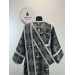 Church vestment set for Lent - Orthodox sticharion, double orar, and cuffs set