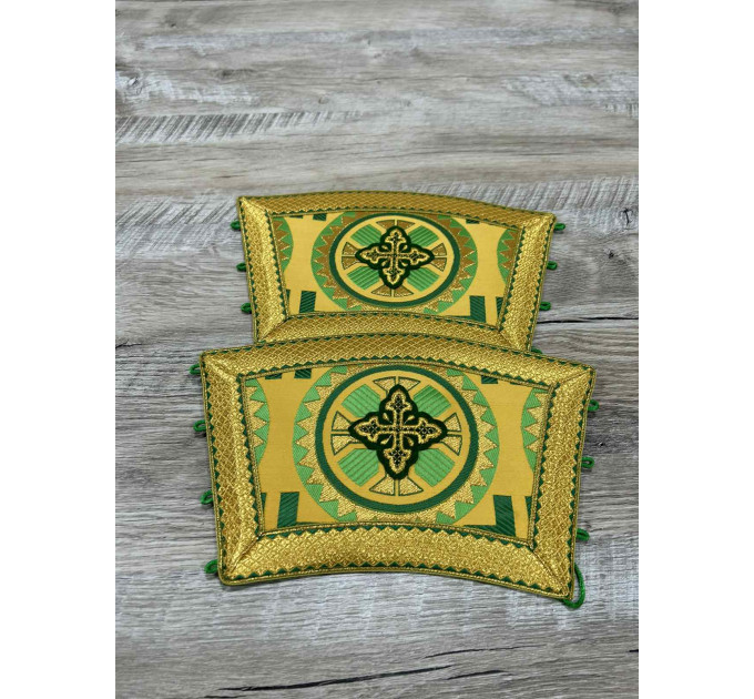Deacon vestments set in metallic brocade - Protodeacon's sticharion in metallic