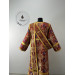 Protodeacon's vestment in metallic brocade - Stichar, double orar, cuffs set