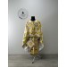 Blue Greek style vestments set in metallic brocade - Orthodox vestments - Priest