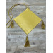 Gold Embroidered Palitsa - Embroidered Epigonation on silk with metal tassels