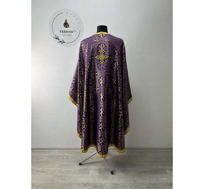 Vestment set for Lent - Liturgical priest's vestment set - Orthodox vestment set