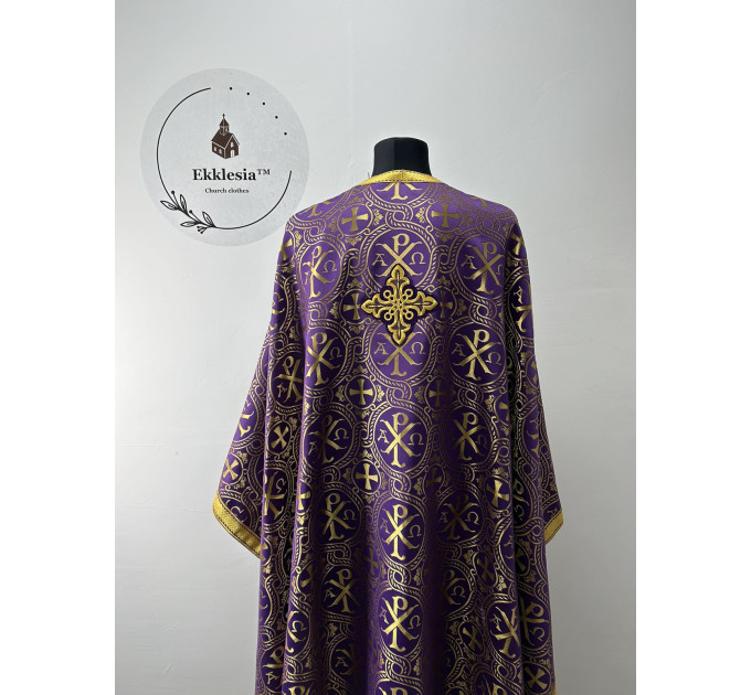 Vestment set for Lent - Liturgical priest's vestment set - Orthodox vestment set