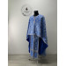 Blue vestment for priest - Phelon in Greek style with icon - Orthodox set