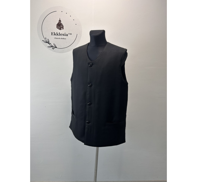 Winter Vest with pockets - Waistcoat - warmed vest for cold season