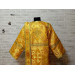 Deacon vestments set in gold metallic brocade - Protodeacon's sticharion