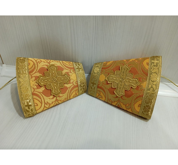 Deacon vestments set in gold metallic brocade - Protodeacon's sticharion