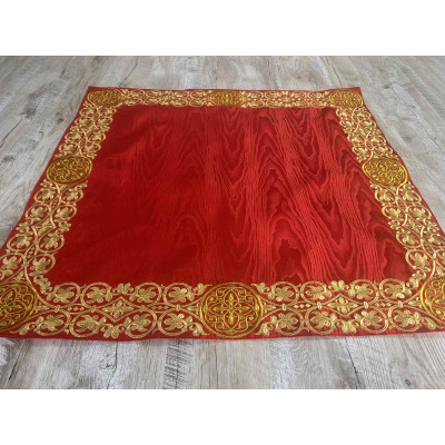Embroidered Iliton church cover in Moire - Canonical altar iliton - Eliton