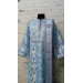 Light blue deacon's sticharion with icon on the back - Orthodox Vestment -Clergy