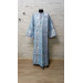Light blue deacon's sticharion with icon on the back - Orthodox Vestment -Clergy