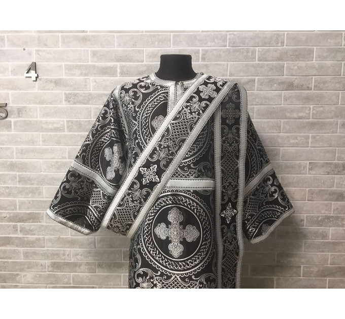 Vestment for protodeacon in violet - Orthodox liturgical decon's clothes