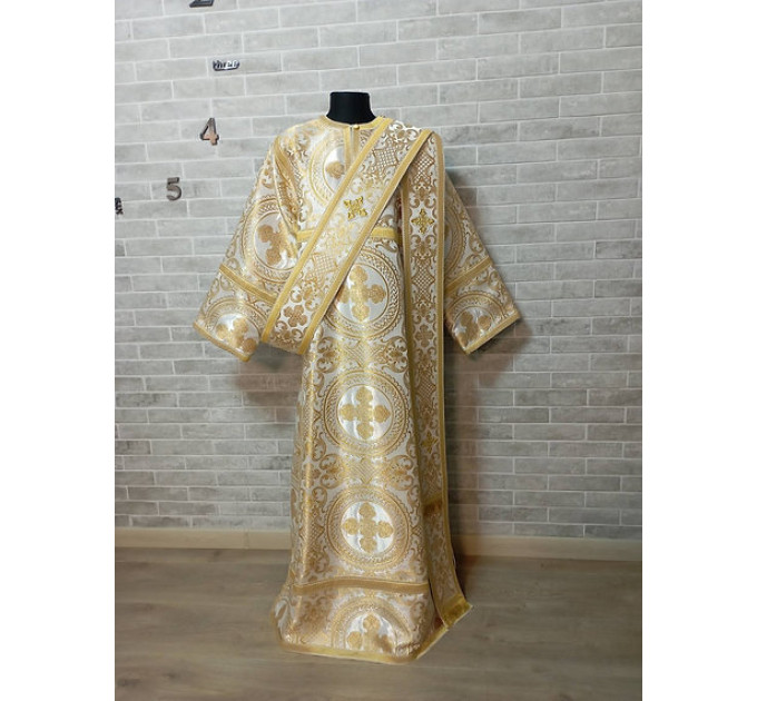 Vestment for protodeacon in violet - Orthodox liturgical decon's clothes