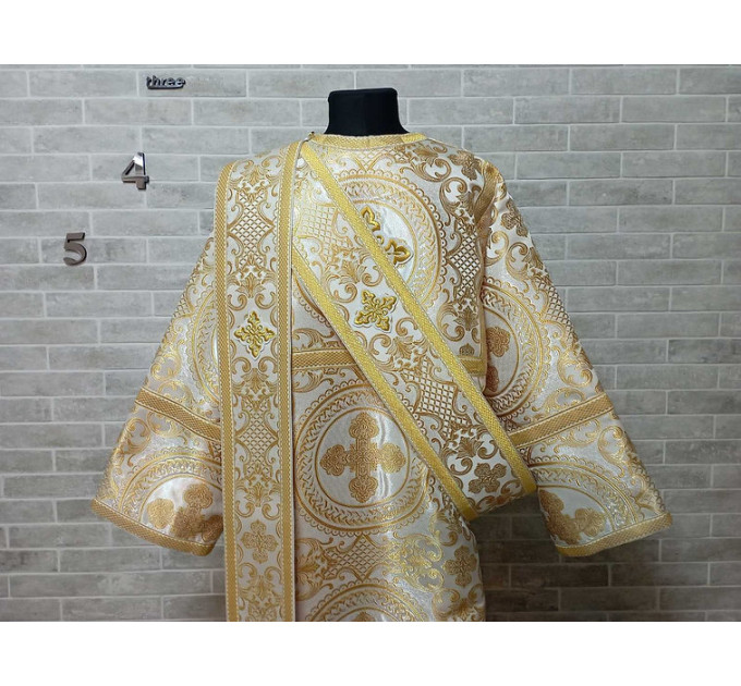 Vestment for protodeacon in violet - Orthodox liturgical decon's clothes