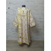 White deacon's sticharion with icon on the back - Orthodox Vestment -Clergy robe