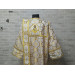 White deacon's sticharion with icon on the back - Orthodox Vestment -Clergy robe